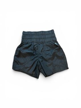 Free People High-Waist Black Shorts